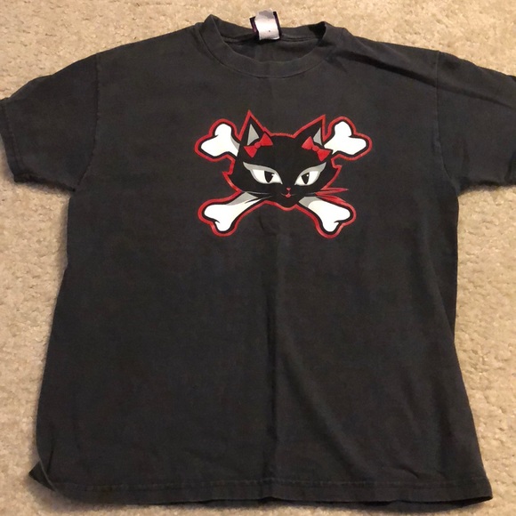 Hot Topic Tops - 😺black cat T-shirt